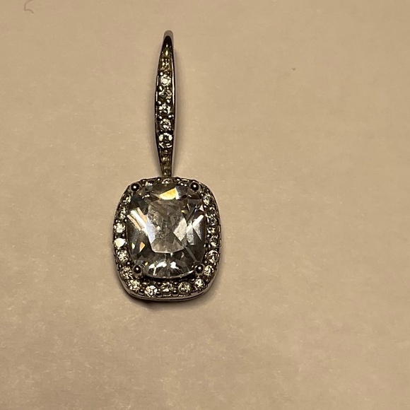 Jewelry - Sterling Silver Pendant with a clear stone